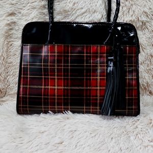 Patricia Nash Tartan Plaid Calvi Satchel